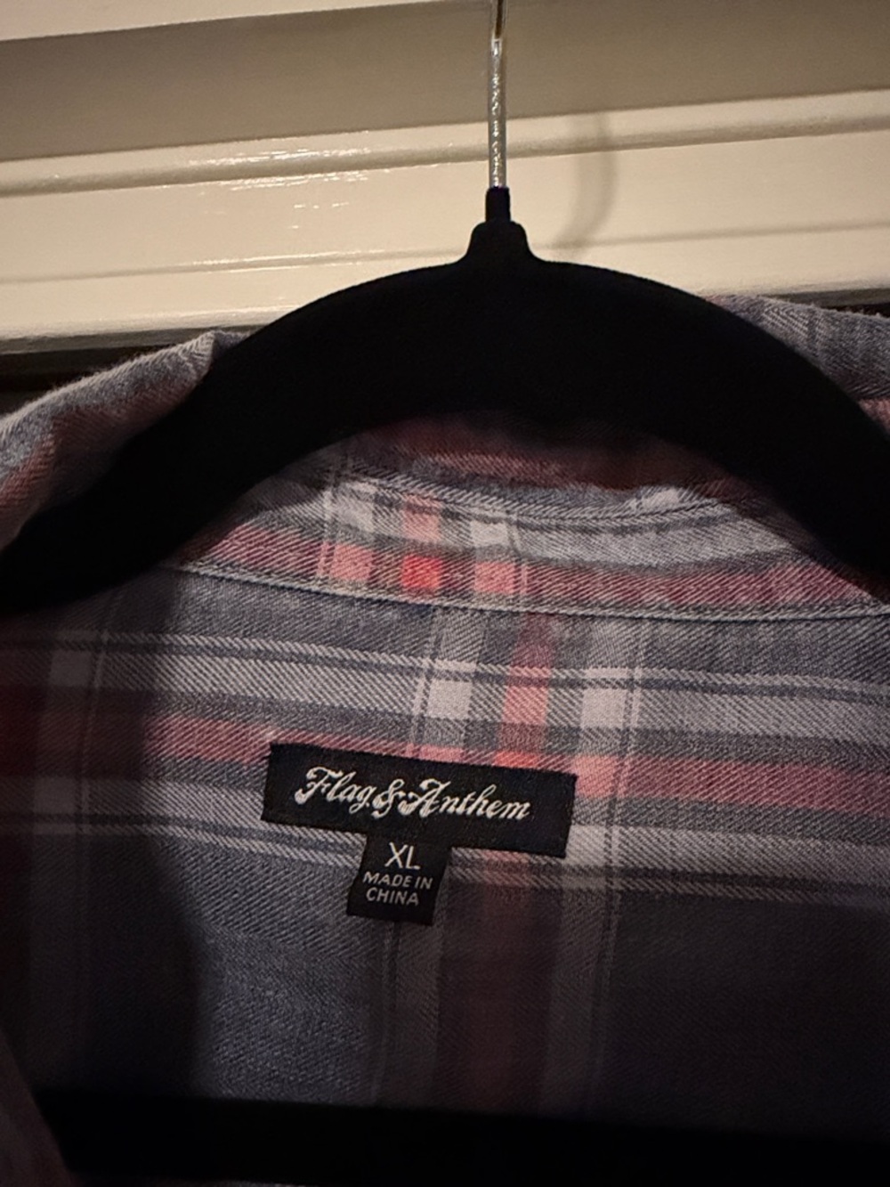 Women's Blue and Pink Plaid Button-Down Shirt - Picture 2 of 3